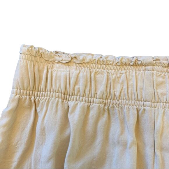 H&M Light Tan High Waist Pull On Bermuda Shorts - Picture 4 of 6